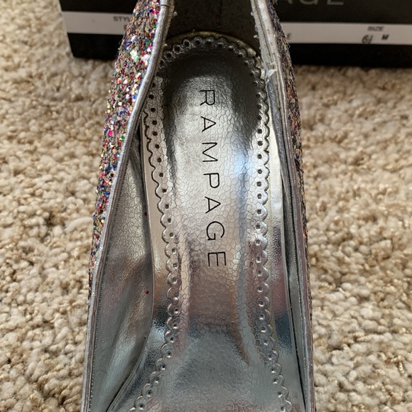 Rampage Multi Sparkle Heels - Picture 4 of 9